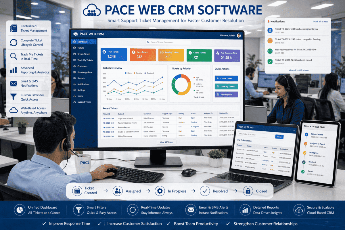 PACE WEB CRM Software – Customer Relationship Management System
