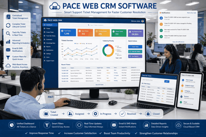 PACE WEB CRM Software – Customer Relationship Management System